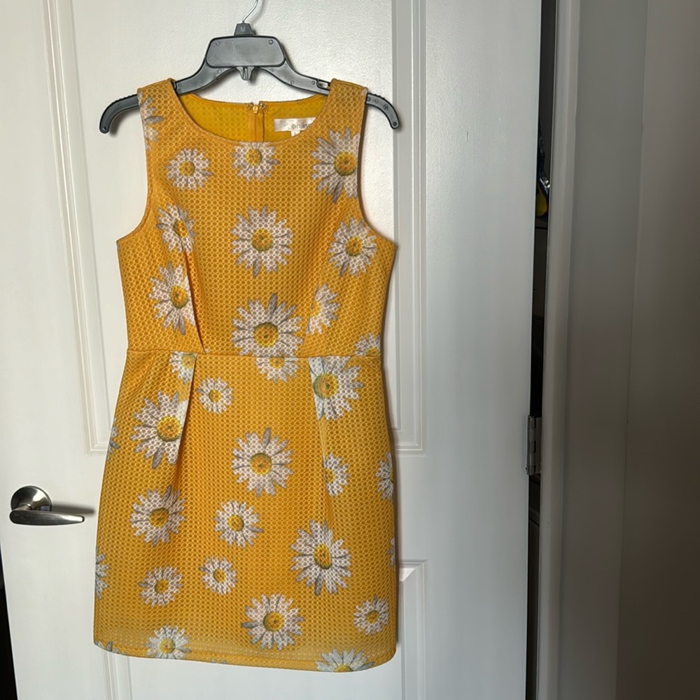 Yellow sunflower dress
